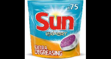 Sun Expert Pouch - Extra Degreasing - 75 stuks - Vaatwastabletten
