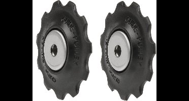 VWP derailleurwieltjes 11 tanden 7-11S zwart 2 stuks