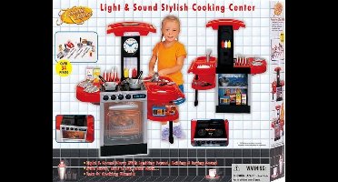 Baby and Toddler Speelgoed Keuken - Met licht en geluid - 34-delige set