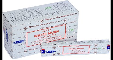 Satya - white musk - wierook - doos 12 pakjes van 15 gram