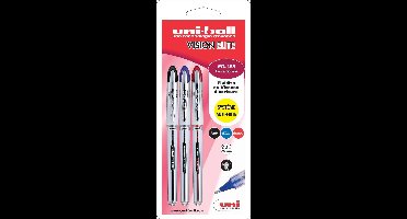 Uni roller Vision Elite blister met 3 stuks in geassorteerde kleuren