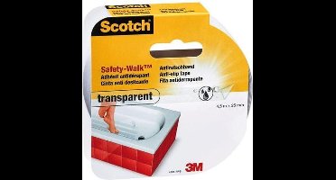 PLAKBAND SCOTCH ANTI-SLIP 25MMX4.5M TRANSPARANT