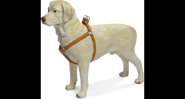 Beeztees - Hondentuig - Mac Leather - Bruin - 50-75 cm