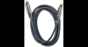 Kopp verbindingskabel optisch 2m verguld