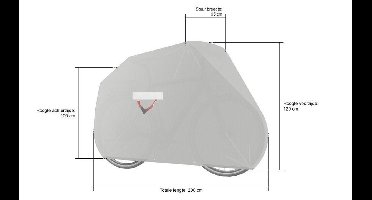 SWIFT Fietshoes Buiten – Waterdicht – UV-bestendig – Beschermhoes voor Fiets – Zwart – DS COVERS
