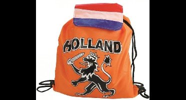 Oranje Holland rugzak - Leeuw en Holland opdruk - zwemtas
