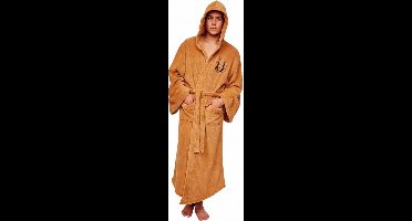 Disney Zachte fleece badjas - Star Wars: Jedi master met capuchon - Lichtbruin - One size