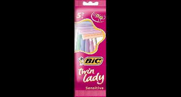 Bic Twin Lady - 5 stuks - Wegwerpscheermesjes x5 verpakkingen =25 stuks