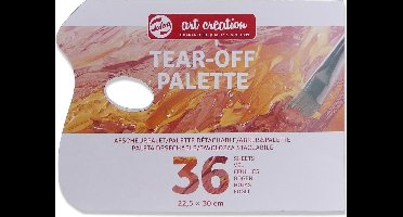 Talens Art-Creation Tear-Off Palet - 22 x 30 cm - Schilderspalet met 36 afscheurbare vellen