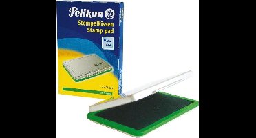 Ink Pads in Metal Casing - Green,Silver - Metal - 110 mm - 70 mm