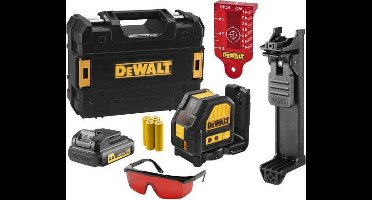DeWALT DCE088LR Kruislijnlaser Zelfnivellerend 2 rode stralen 15 meter