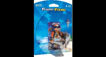 PLAYMOBIL Piraat met schild  - 9075