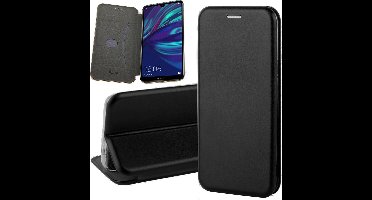 Hoesje geschikt voor Huawei Y7 (2019) - Book Case Flip Wallet - iCall - Zwart