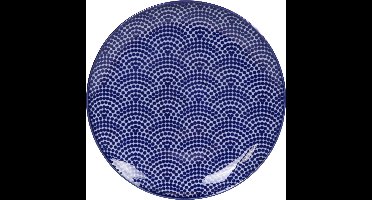 Gebaksbord - stip - Nippon Blue - Tokyo Design Studio