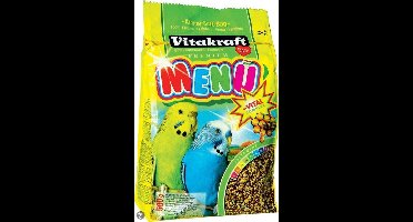 Vitakraft parkietenvoer menu vital - 2 à 500 gr