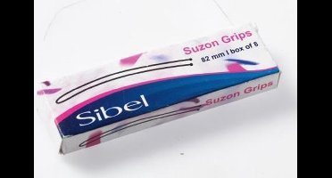 Sibel Haarspelden Suzon 8,2cm Zwart 8st