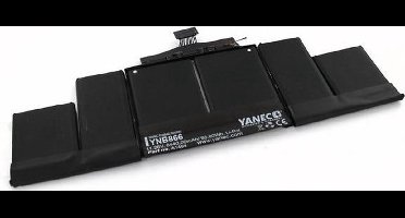 Yanec Laptop Accu voor Apple Macbook Pro Retina A1398