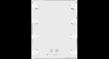 Rio MMHW Hollywood Spiegel met LED verlichting - Make-upspiegel op Standaard of aan Muur