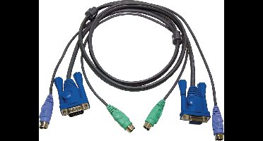 Aten 2L-5005P/C, toetsenbord-video-muis (kvm) kabel, 5m