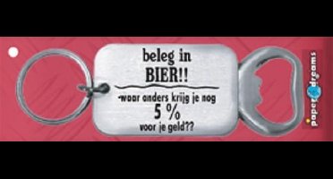 Paper Dreams | RVS Flessenopener | Beleg in bier!