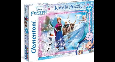 Clementoni - Disney Frozen - Jewels - Kinderpuzzel - 33.5 x 23.5 cm - 104 Stukjes - Vanaf 6 jaar