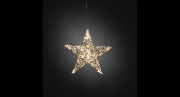 Konstsmide LED acrylster Kerstverlichting - 34 cm  - 24 lampjes - 24V - voor binnen - warmwit
