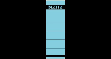 Rugetiket leitz 1642 62x192mm blauw | 100 stuks