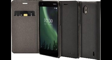 Nokia Slim Flip Case - zwart - voor Nokia 2 uit 2017 (Niet voor Nokia 2.1 2018)