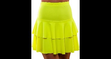 80's Neon gele disco rok