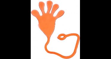 Jonotoys Plakhand Sticky-hand 10 Cm Rood