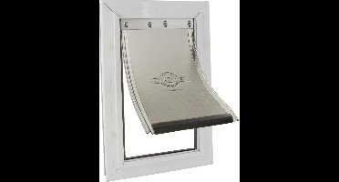 Staywell 620 Hondenluik - Aluminium - Wit