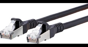 BTR NETCOM - Cat6A netwerkkabel - Zwart - 5 meter