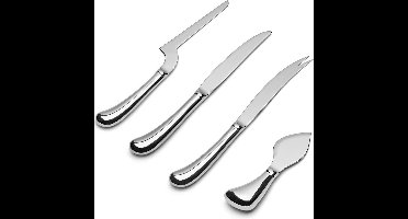 Sambonet Living Kaasmessen - Rvs - 4 stuks - Zilverkleurig