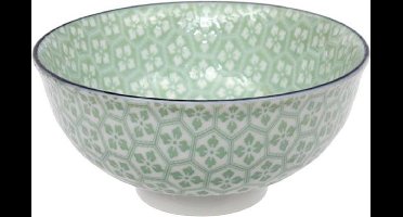 Tokyo Design Studio - Mixed Bowls Rice Bowl 11.3x5.2cm 250ml Green Hexagon