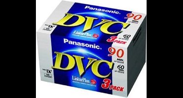 Panasonic AY-DVM60FE3 MiniDV-tapes - 3 stuks