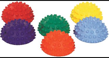 Spordas sensorisch speelgoed Hedgehog Stones set van 6 kleuren.