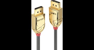 LINDY 36297 DisplayPort-kabel DisplayPort Aansluitkabel DisplayPort-stekker, DisplayPort-stekker 15.00 m Goud