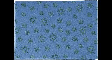 Hobbyvilt A4 21x30 cm dikte 1 mm blauw groen glitter sterren 10vellen