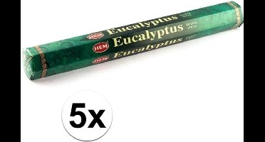 Hem Wierook stokjes - Eucalyptus - 100x stokjes - Yoga/meditatie