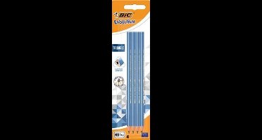 Bic potlood Evolution Triangle, blister van 4 stuks