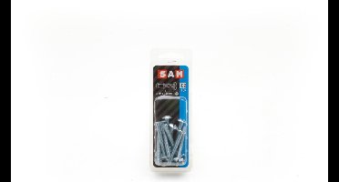 SAM Kachelbout met moer M5 40mm verzinkt 10 stuks