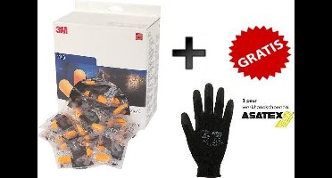 3M oordoppen type 1100 oranje - set à 200 paar herriestoppers