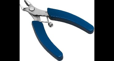 Kniptang Mini Precisietang 110mm - Blauw Ax106