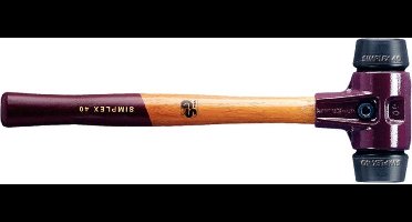 Halder soft face hamer SIMPLEX Lengte 330 mm Kop Ø 40 mm - 300204...