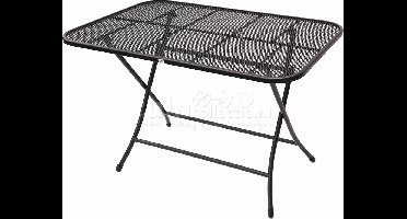 Klaptafel metaal antraciet 110x70cm