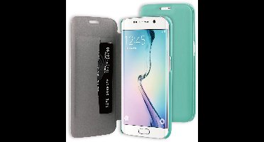 BeHello Book Case voor Samsung Galaxy S6 Edge - Groen