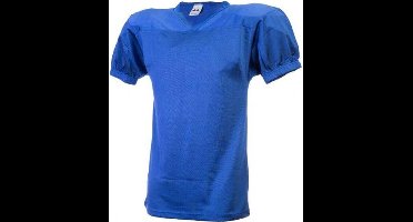 MM - American Football Shirt - Volwassenen - Koningsblauw - 3XL