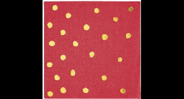Servetten class red foil (25x25cm, 16st)