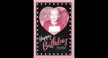 Metal card - Happy Birthday To You -10x14-