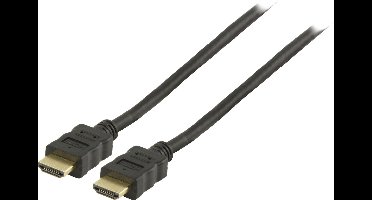 Valueline Platte High Speed HDMI -kabel met ethernet HDMI-connector - HDMI-connector 10,0 m zwart